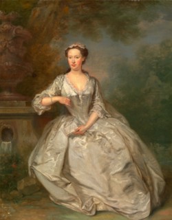 A Lady with a Book Portrait of a Lady Signed, center left: "B. Dandridge. [Minse]", Bartholomew