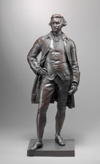 Edmund Burke Chiselled on side of base, proper left: "ELKINGTON & Co | FOUNDERS" Signed and dated