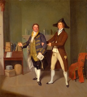 John Quick and John Fawcett in Thomas Moreton's "The Way to Get Married" John Quick as Toby
