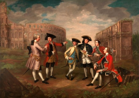 British Gentlemen in Rome Connoisseurs in Rome British Mi'Lords in Rome, Katharine Read, 1723-1778,