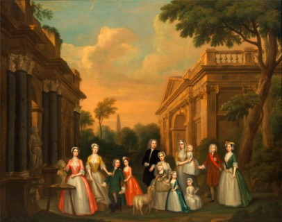 The Watson-Wentworth and Finch Families The Finch Family Signed, lower left: "C Philip[?] Pinxit",