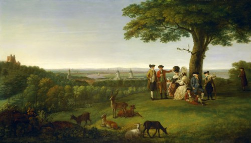 One Tree Hill, Greenwich, with London in the Distance The Thames from One Tree Hill, Greenwich