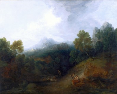 Landscape with a Flock of Sheep Mountain Valley with Peasants A Mountain Valley with Rustic