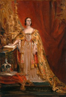 Queen Victoria Taking the Coronation Oath, June 28, 1838 Signed, lower right: "geo Hayter" signed