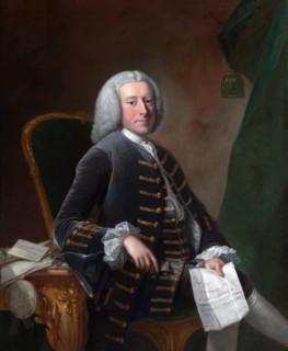 Charles Pinfold Signed and dated in ocher color, left center: "T. Hudson Pinxit 1756", Thomas