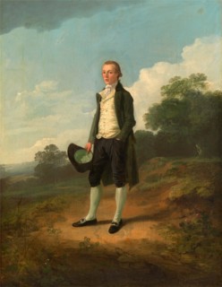 George Biggin Signed and dated in black paint, lower right: "Julius Ibbeston pinx 1783", Julius