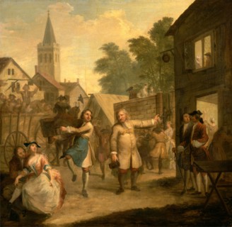 Hob Continues Dancing in Spite of his Father, John Laguerre, 1688-1746, British