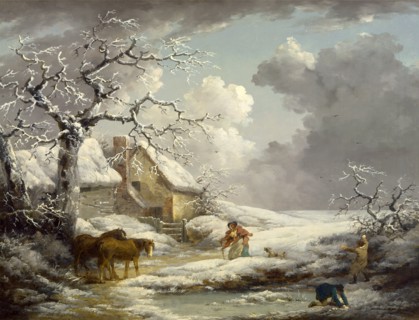 Winter Landscape Signed and dated, lower right: "G. Morland 1790", George Morland, 1763-1804,