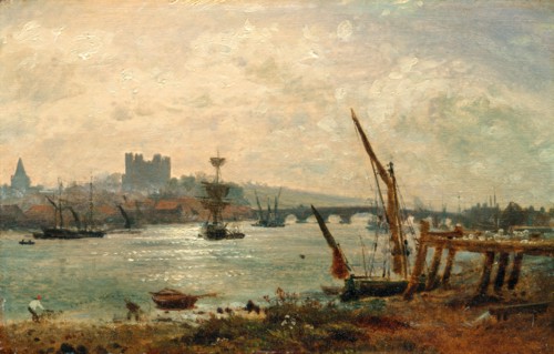 Rochester Cathedral and Castle, Frederick Nash, 1782-1856, British