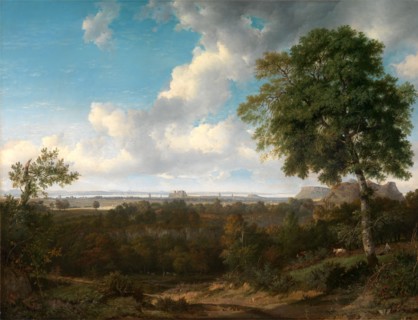 Edinburgh from the Braids Signed, lower left: "Patk [??]", Patrick Nasmyth, 1787-1831, British