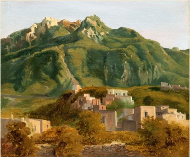 Sébastien-Louis-Guillaume Norblin de la Gourdaine, French (1796-1884), Village on the Island of