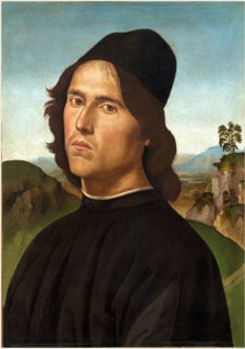 Pietro Perugino, Italian (c. 1450-1523), Portrait of Lorenzo di Credi, 1488, oil on panel