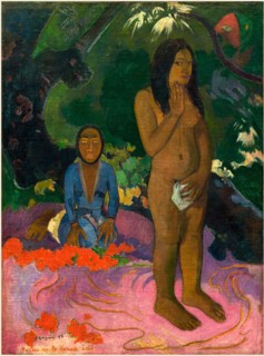 Paul Gauguin, French (1848-1903), Parau na te Varua ino (Words of the Devil), 1892, oil on canvas