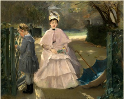 Eva GonzalÃ¨s, French (1849-1883), Nanny and Child, 1877-1878, oil on canvas