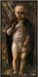 Andrea Mantegna, Italian (c. 1431-1506), The Infant Savior, c. 1460, tempera on canvas