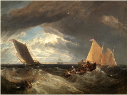 Joseph Mallord William Turner, The Junction of the Thames and the Medway, British, 1775-1851, 1807,