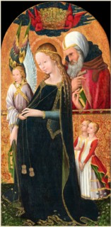 French 15th Century, The Expectant Madonna with Saint Joseph, c. 1425-1450, tempera on European