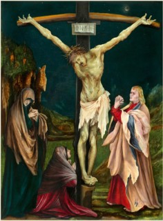 Matthias GrÃ¼newald, German (c. 1475-1480-1528), The Small Crucifixion, c. 1511-1520, oil on panel