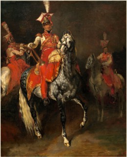 Théodore Gericault, French (1791-1824), Mounted Trumpeters of Napoleon's Imperial Guard, 1813-1814,