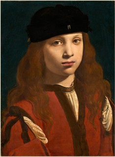 Giovanni Antonio Boltraffio, Italian (1467-1516), Portrait of a Youth, c. 1495-1498, oil on panel