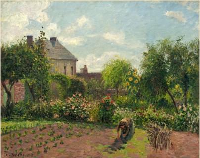 Pissarro, Le jardin de l'artiste à Eragny