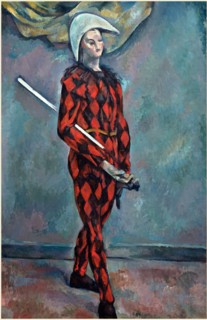 Paul Cézanne, French (1839-1906), Harlequin, 1888-1890, oil on canvas