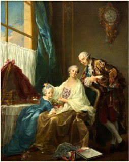 FranÃ§ois-Hubert Drouais, French (1727-1775), Family Portrait, 1756, oil on canvas