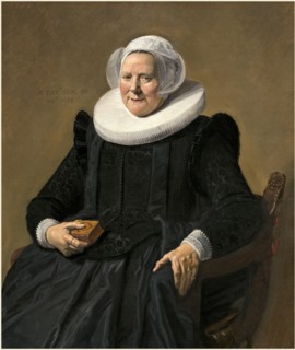 Frans Hals, Dutch (c. 1582-1583-1666), Portrait of an Elderly Lady, 1633, oil on canvas