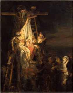 Rembrandt Workshop (Probably Constantijn van Renesse), The Descent from the Cross, 1650-1652, oil