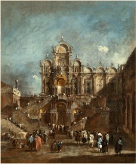 Francesco Guardi, Italian (1712-1793), Temporary Tribune in the Campo San Zanipolo, Venice, 1782 or