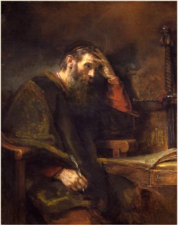 Rembrandt van Rijn (and Workshop?), Dutch (1606-1669), The Apostle Paul, c. 1657, oil on canvas