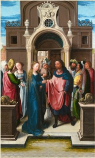 Bernard van Orley (Netherlandish, c. 1488-1541), The Marriage of the Virgin, c. 1513, oil on panel