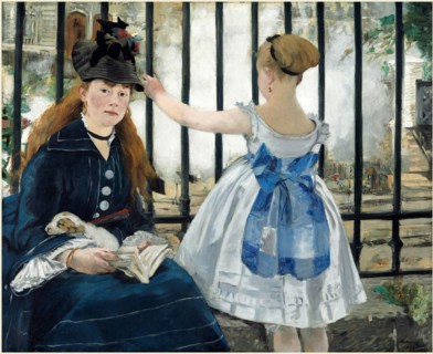 Edouard Manet, French (1832-1883), The Railway, 1873, oil on canvas