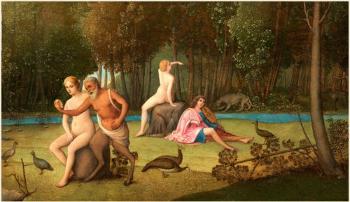 Venetian 16th Century, Orpheus, c. 1515, oil on panel transferred to canvas