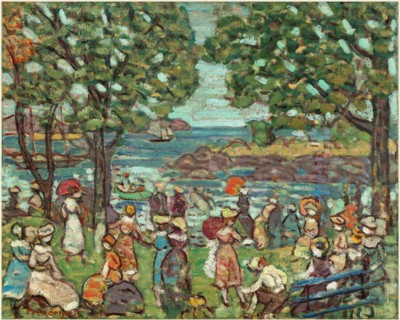 Maurice Brazil Prendergast, Salem Cove, American, 1858-1924, 1916, oil on canvas