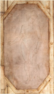 Filippino Lippi, Italian (1457-1504), Standing Nude Youth, c. 1496, metalpoint heightened with