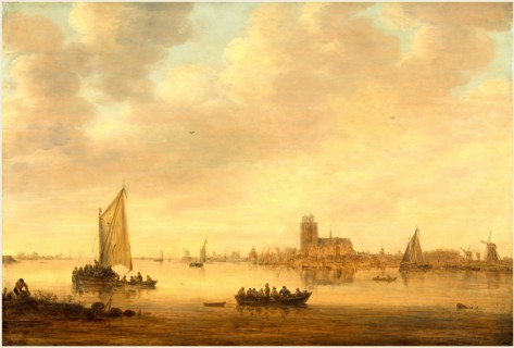 Jan van Goyen, Dutch (1596-1656), View of Dordrecht from the Dordtse Kil, 1644, oil on panel