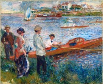 Auguste Renoir, French (1841-1919), Oarsmen at Chatou, 1879, oil on canvas