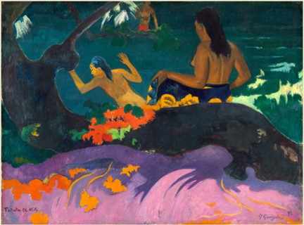 Paul Gauguin, French (1848-1903), Fatata te Miti (By the Sea), 1892, oil on canvas