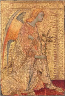 Simone Martini, The Angel of the Annunciation, Italian, c. 1284-1344, c. 1333, tempera on panel