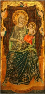 Master of the Life of Saint John the Baptist, Madonna and Child with Angels, Italian, active second