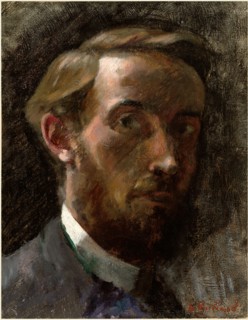 Edouard Vuillard, Self-Portrait, Aged 21, French, 1868-1940, 1889, oil on canvas