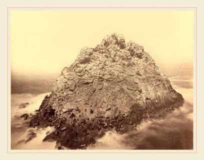 Carleton E. Watkins, Sugar Loaf Island, Farallons, American, 1829-1916, 1868-1869, albumen print