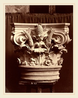 Louis-Ãâmile Durandelle, Ornamental Sculpture from the Paris Opera House (Column Fragment), French,