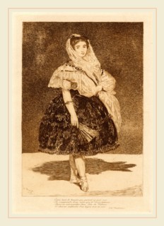 Edouard Manet, Lola de Valence, French, 1832-1883, 1862, etching and aquatint