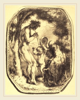 Louis Anquetin, French (1861-1932), Le Talion; La Cage; Ceux qui restent; Fortune, 1898, lithograph