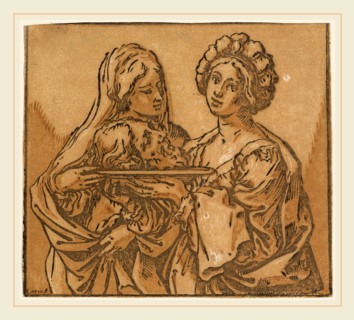 Bartolomeo Coriolano after Guido Reni, Italian (active 1627-1653), Herodias and Salome, 1631,
