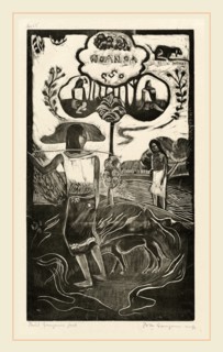 Paul Gauguin, French (1848-1903), Noa Noa (Fragrant, Fragrant), 1894-1895, woodcut printed in black