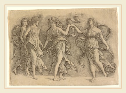 Workshop of Andrea Mantegna or Attributed to Zoan Andrea, Italian (active c. 1475-1519), Four Women