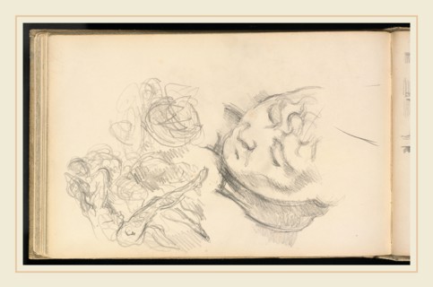 Paul Cézanne, Studies Including Madame Cézanne, French, 1839-1906, 1884-1887, graphite on wove